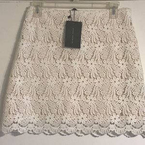 Zara, Lace Midi Skirt